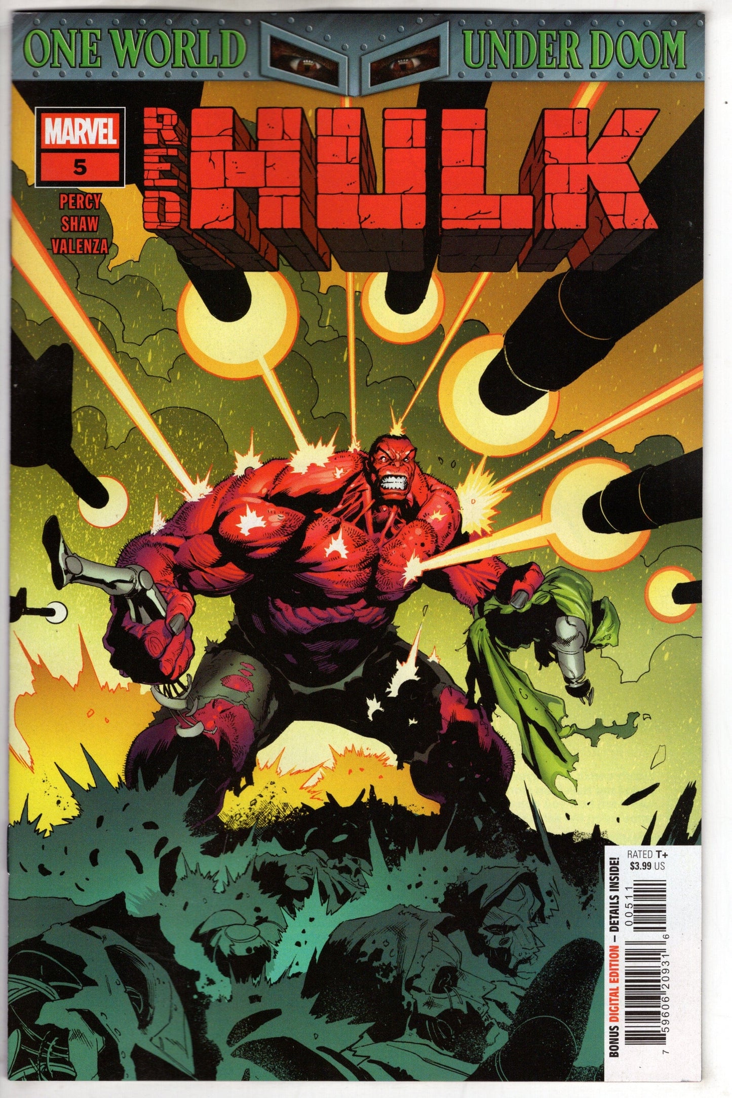 Marvel COMIC BOOK RED HULK #5 [DOOM]
