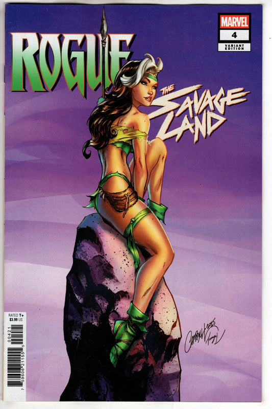 Marvel COMIC BOOK ROGUE: THE SAVAGE LAND #4 J. SCOTT CAMPBELL VARIANT