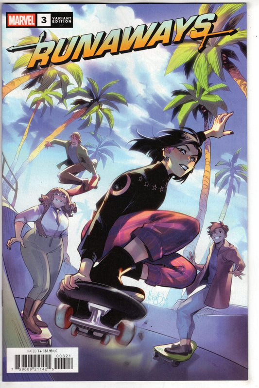 Marvel COMIC BOOK RUNAWAYS #3 MIRKA ANDOLFO VARIANT [DOOM]