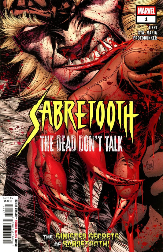 Marvel COMIC BOOK Sabretooth: The Dead Don't Talk #1 - CVR A (FN)