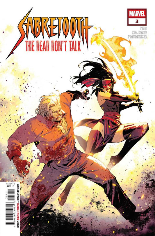 Marvel COMIC BOOK Sabretooth: The Dead Don't Talk #3 - CVR A (FN)