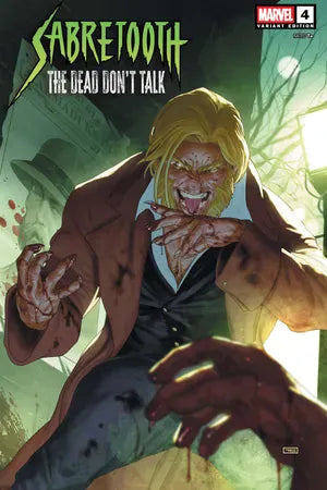 Marvel COMIC BOOK Sabretooth: The Dead Don't Talk #4 - CVR B (FN)