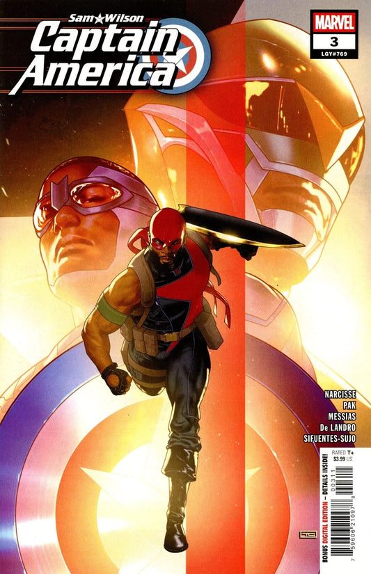 Marvel COMIC BOOK Sam Wilson: Captain America #3 - CVR A (FN)