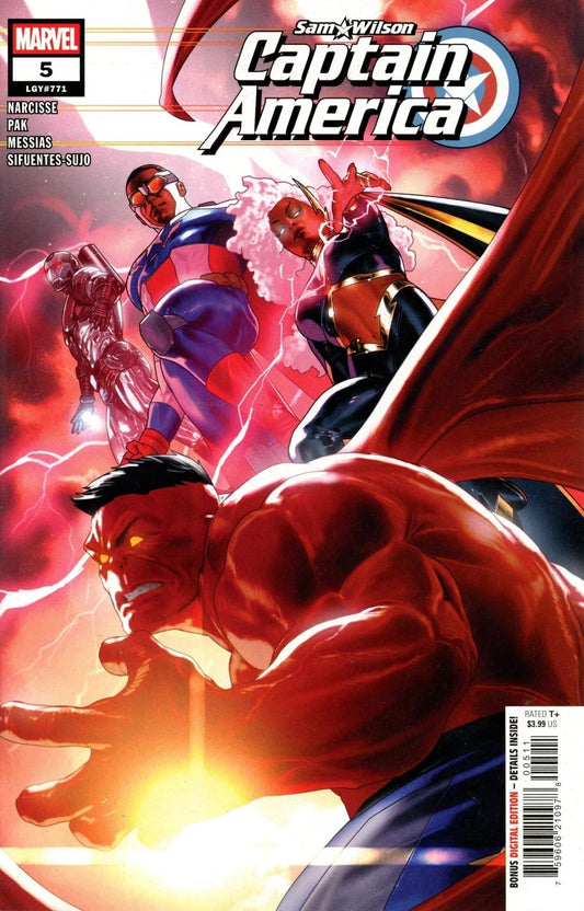Marvel COMIC BOOK Sam Wilson: Captain America #5 - CVR A (FN)