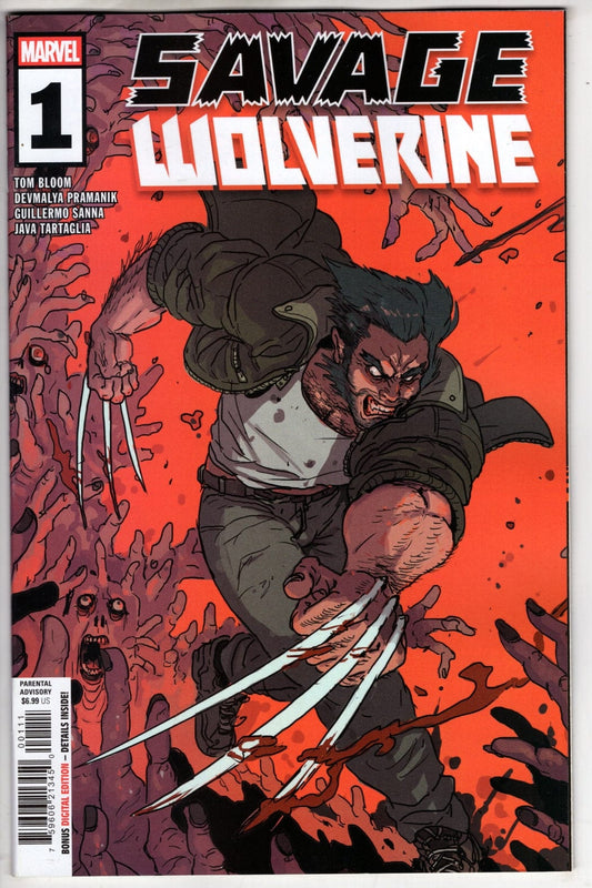 Marvel COMIC BOOK SAVAGE WOLVERINE #1