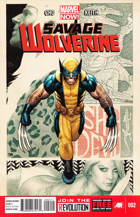 Marvel COMIC BOOK Savage Wolverine #2 (VF/NM)