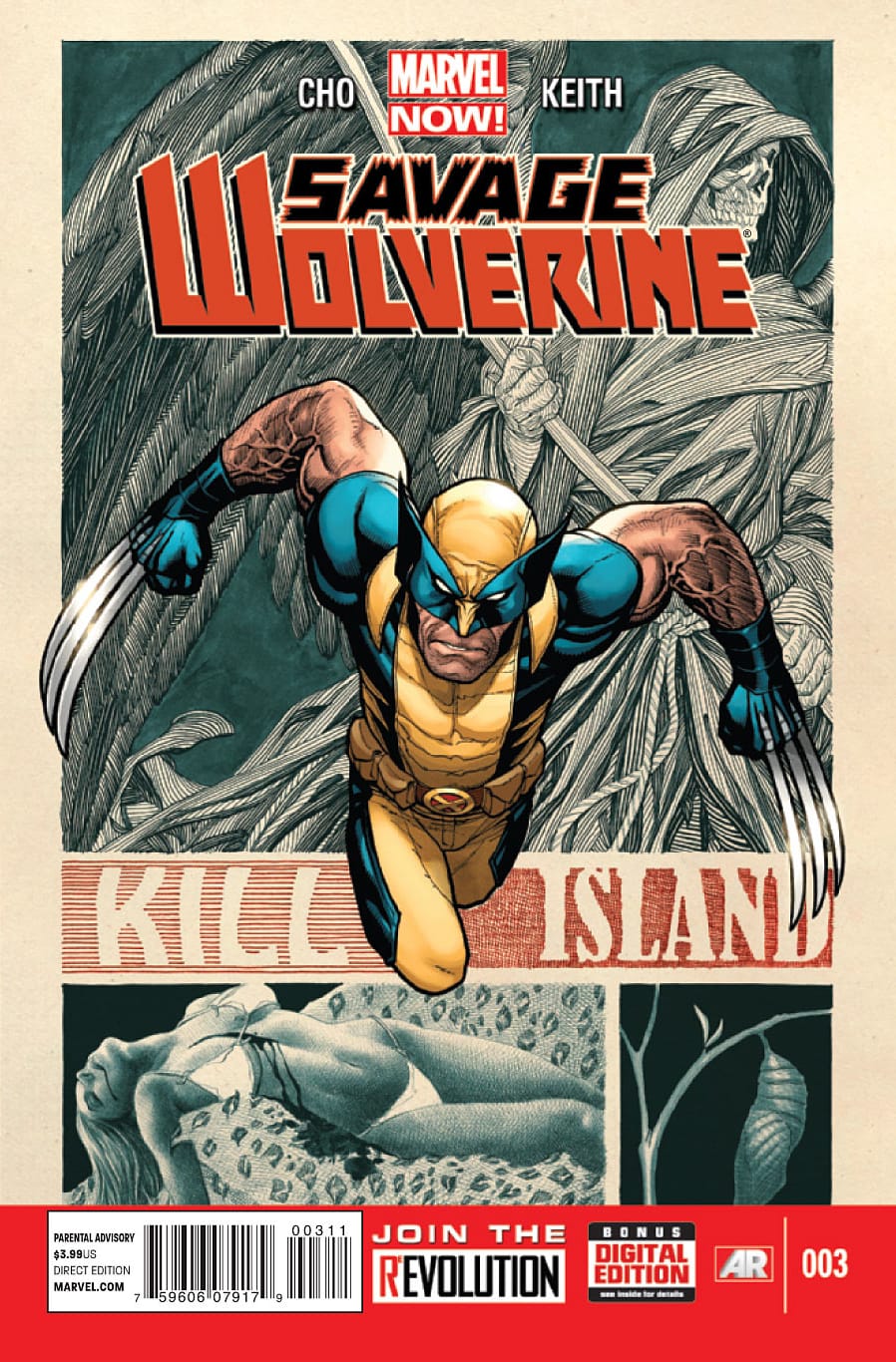 Marvel COMIC BOOK Savage Wolverine #3 (VF/NM)
