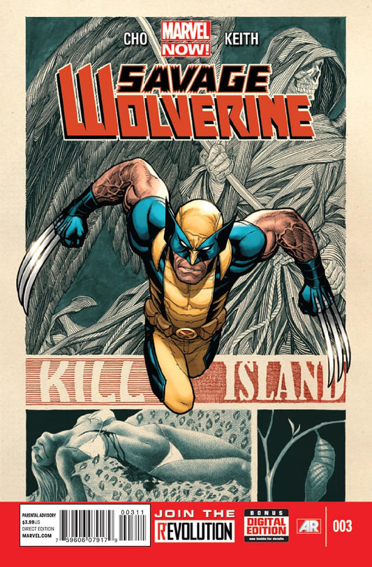 Marvel COMIC BOOK Savage Wolverine #3 (VF/NM)