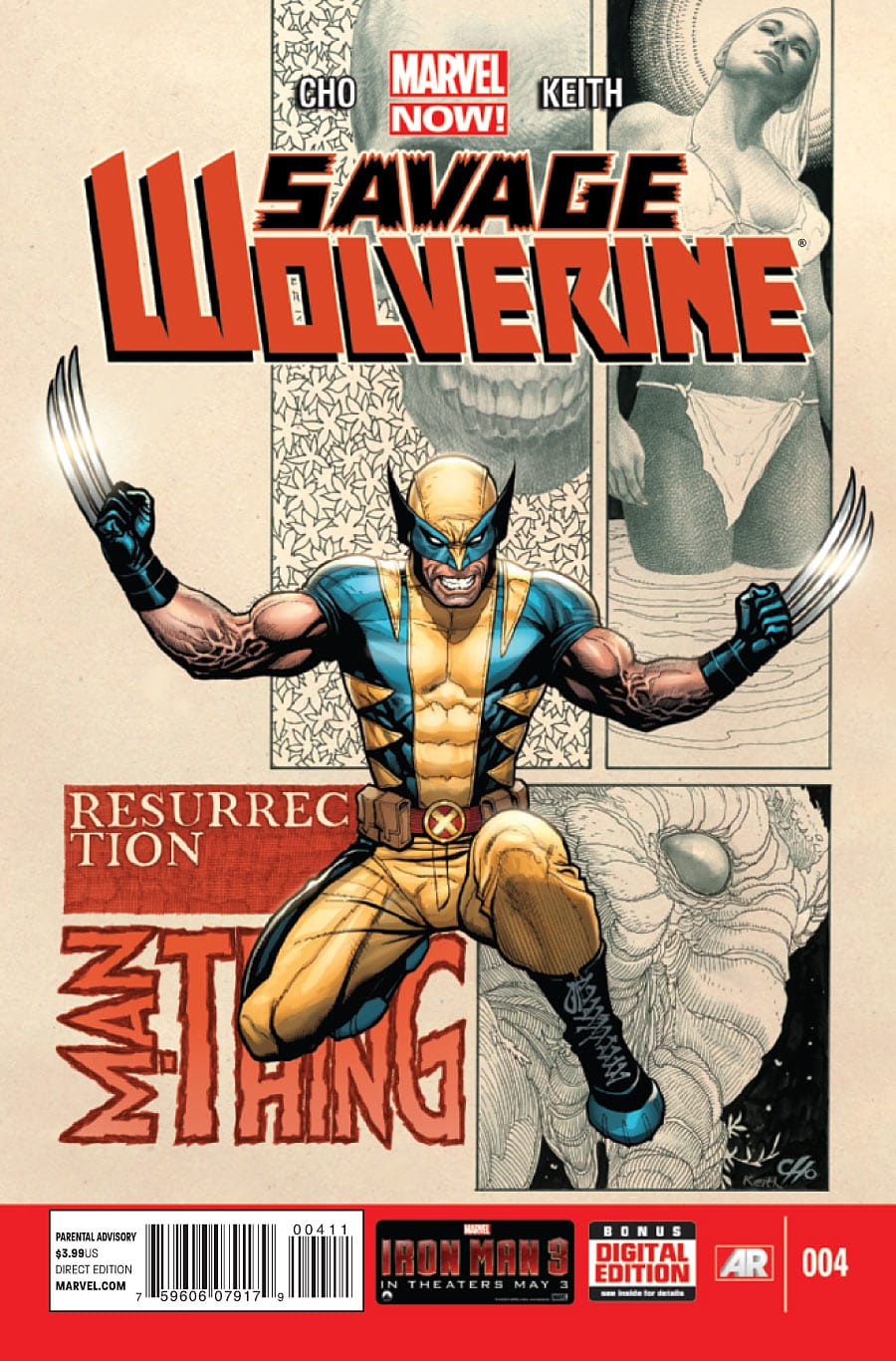Marvel COMIC BOOK Savage Wolverine #4 (VF/NM)