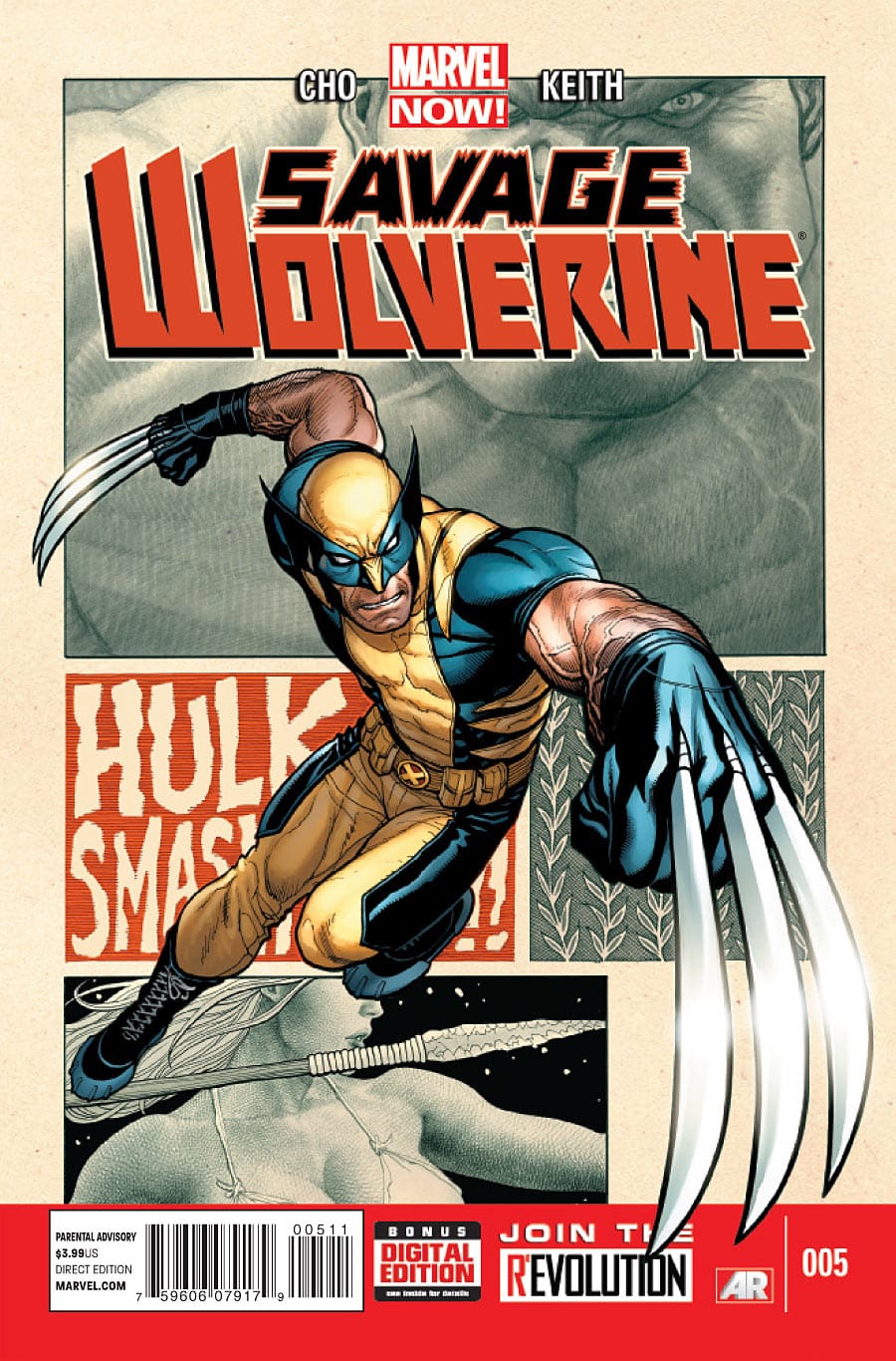 Marvel COMIC BOOK Savage Wolverine #5 (VF/NM)