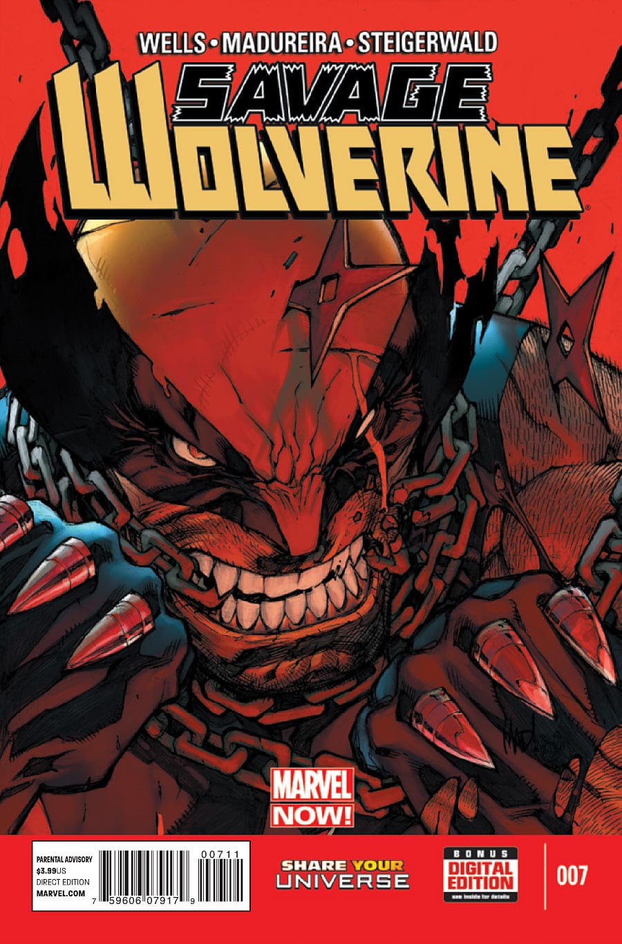 Marvel COMIC BOOK Savage Wolverine #7 (VF/NM)