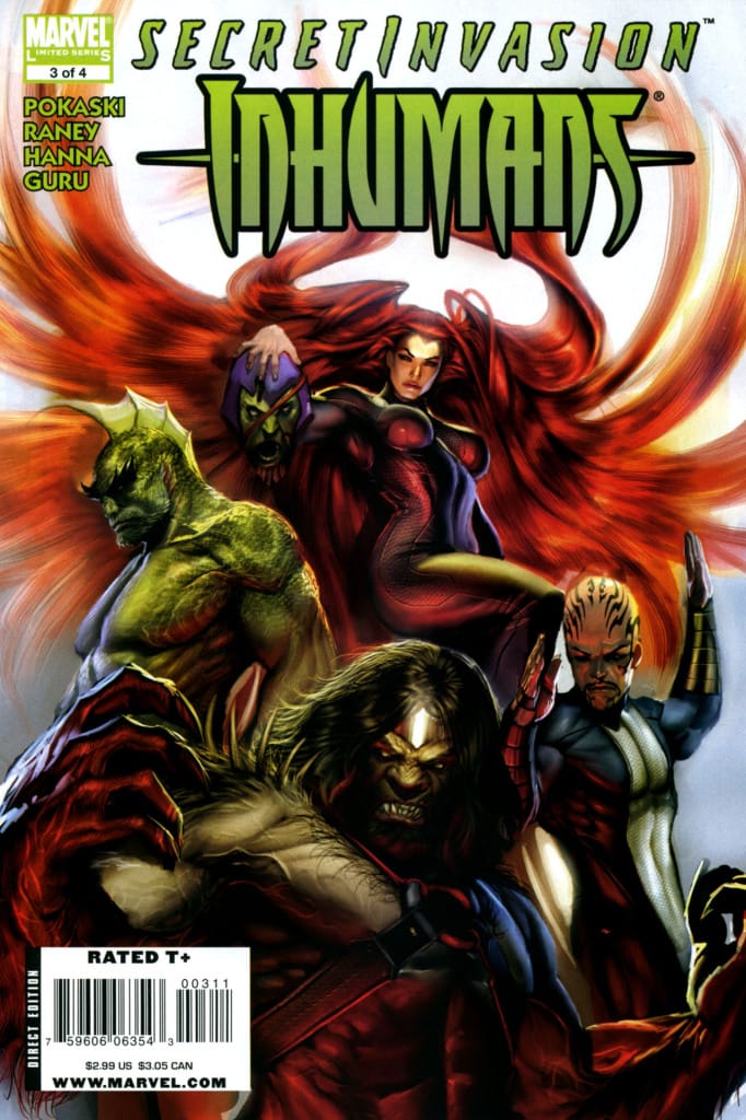 Marvel COMIC BOOK Secret Invasion: Inhumans #3 (VF/NM)