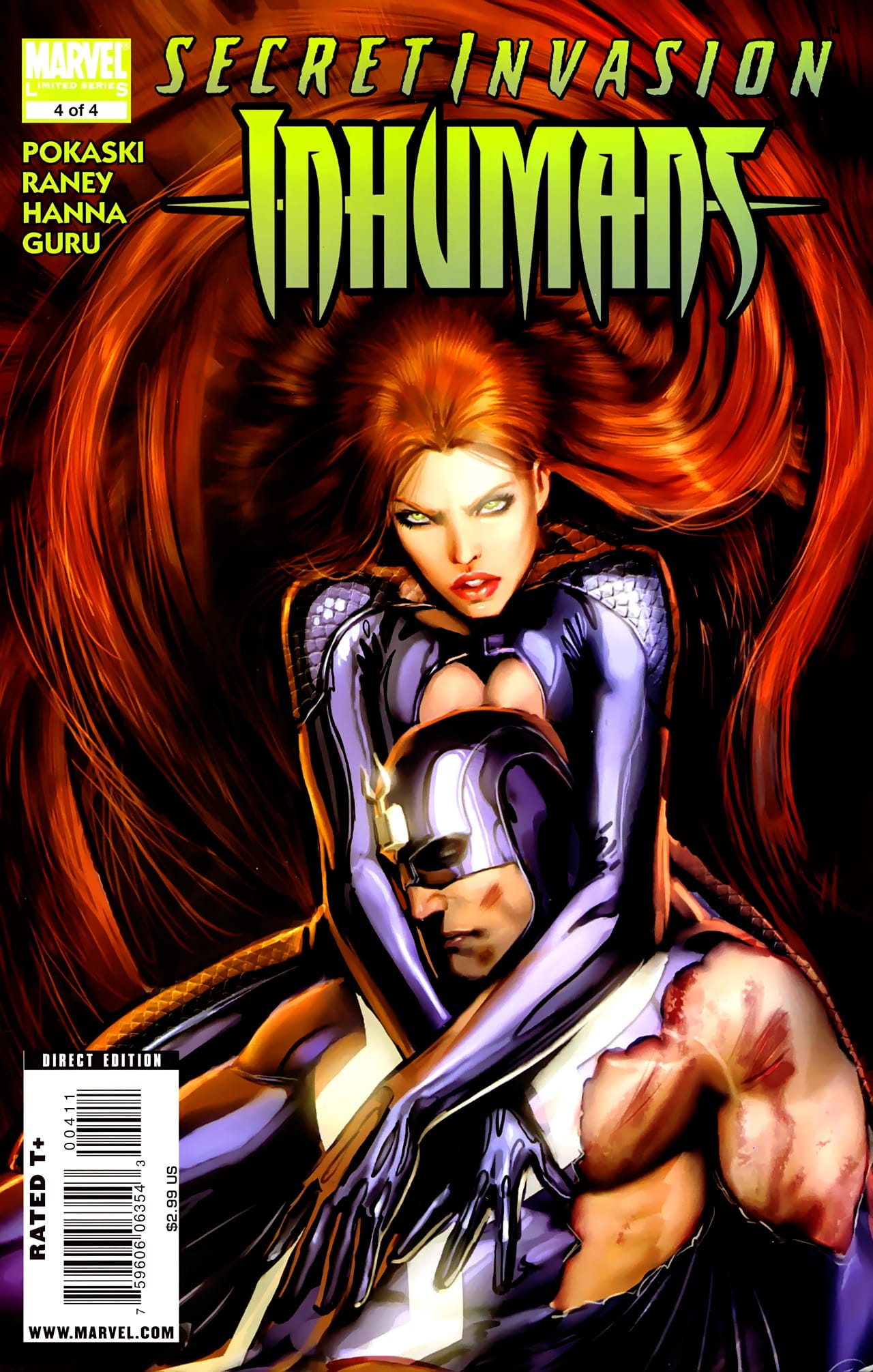 Marvel COMIC BOOK Secret Invasion: Inhumans #4 (VF/NM)