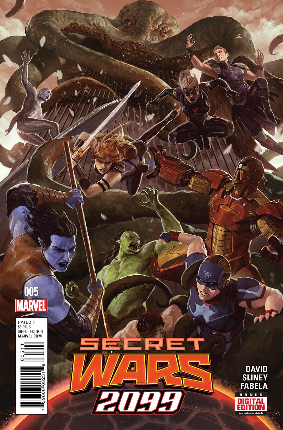 Marvel COMIC BOOK Secret Wars 2099 #5 - CVR A (FN)