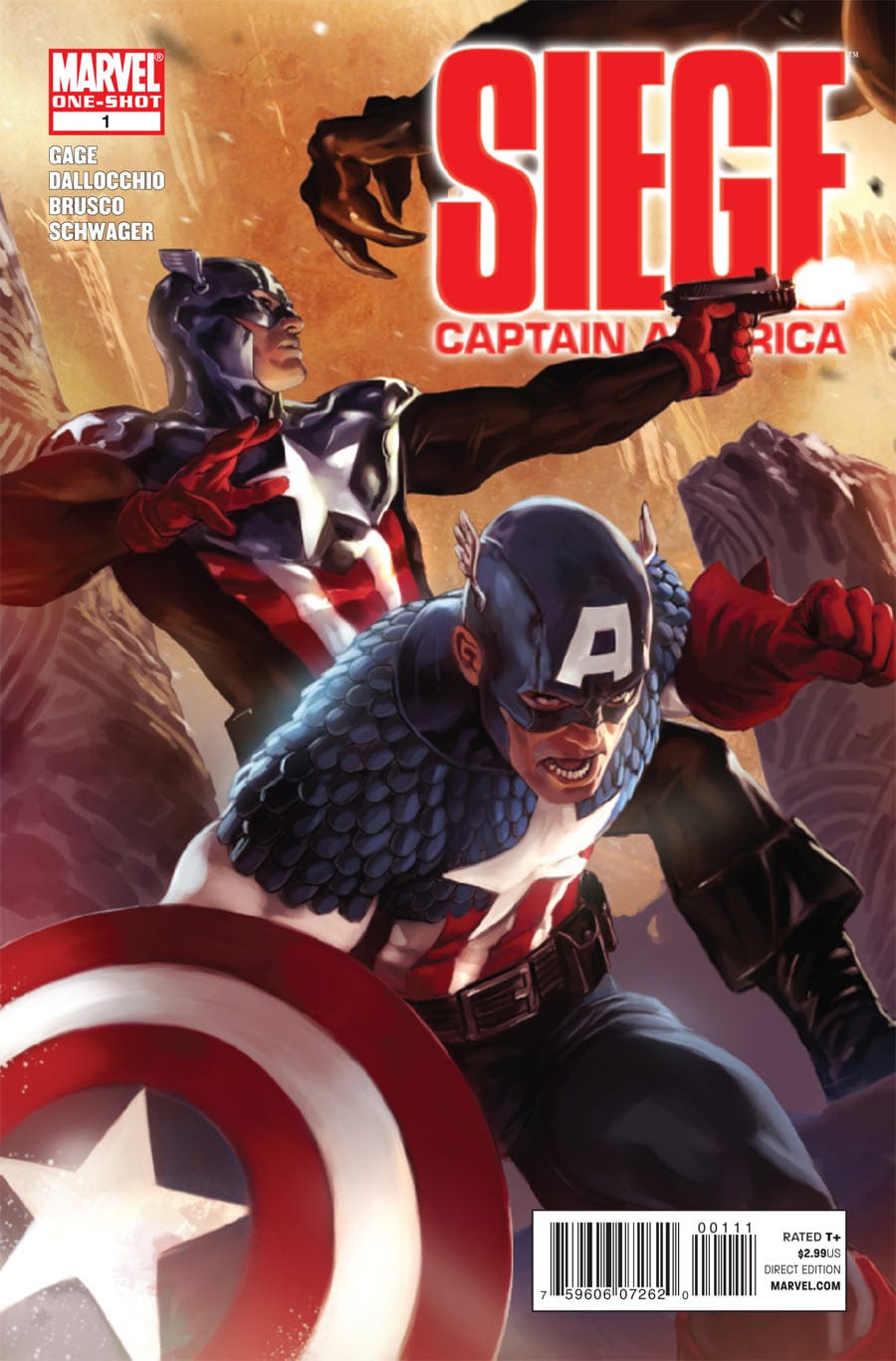 Marvel COMIC BOOK Siege: Captain America #1 - CVR A (VF/NM)