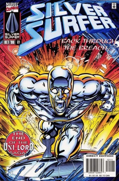 Marvel COMIC BOOK Silver Surfer #121 (VF/NM)