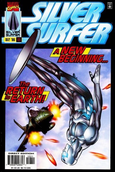 Marvel COMIC BOOK Silver Surfer #123 (VF/NM)