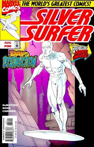 Marvel COMIC BOOK Silver Surfer #130 (VF/NM)