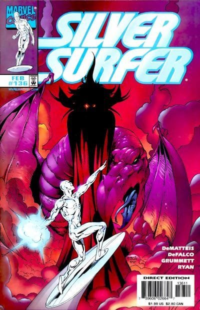 Marvel COMIC BOOK Silver Surfer #136 (VF/NM)