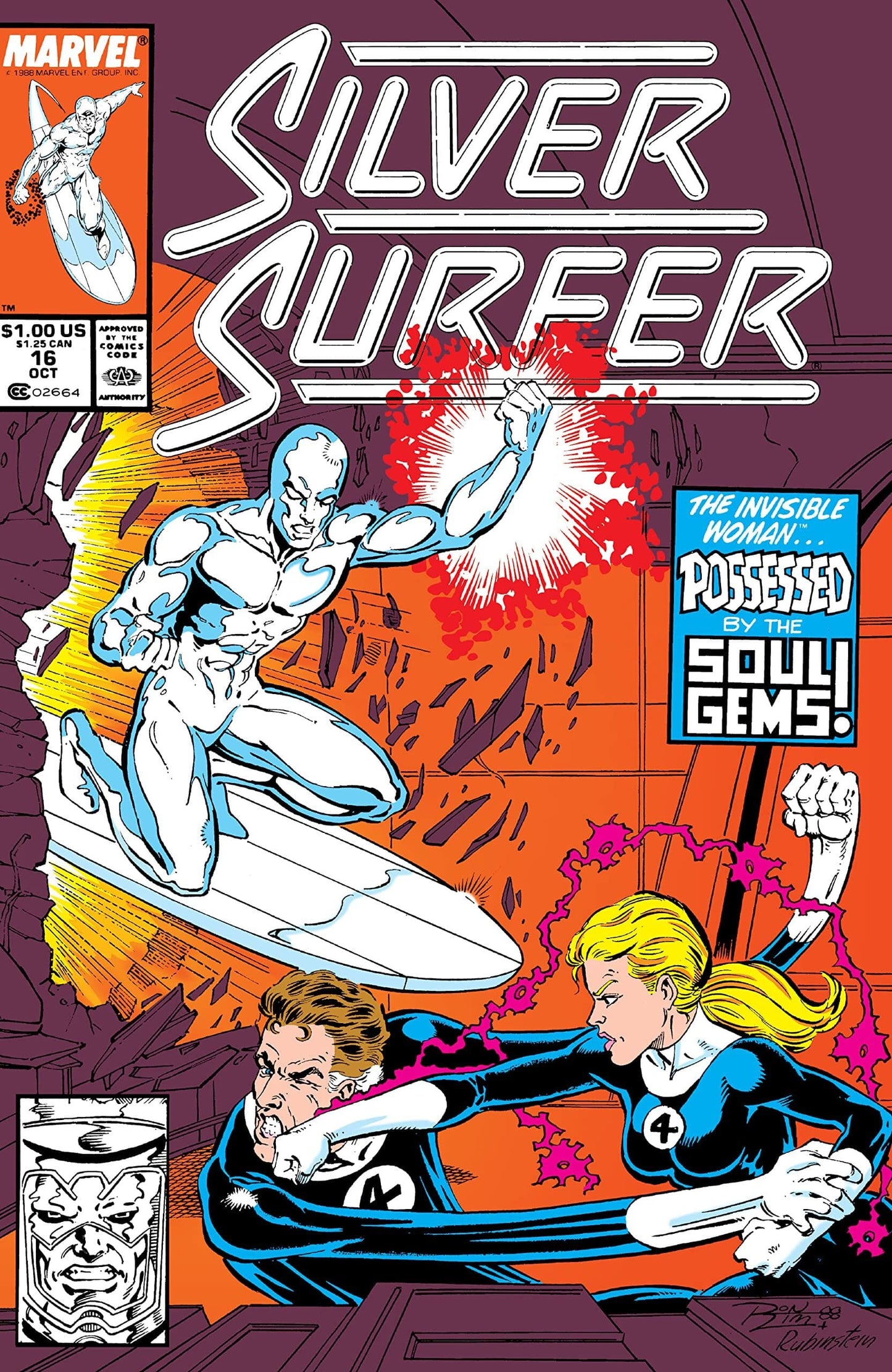 Marvel COMIC BOOK Silver Surfer #16 (VF/NM)
