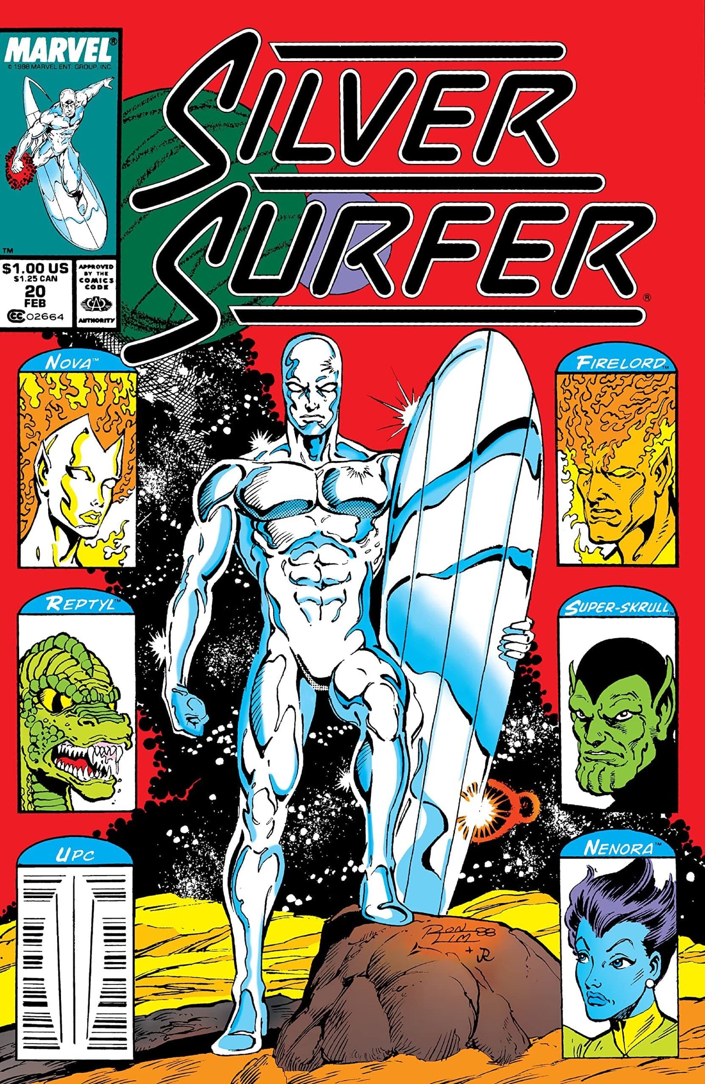 Marvel COMIC BOOK Silver Surfer #20 (VF/NM)