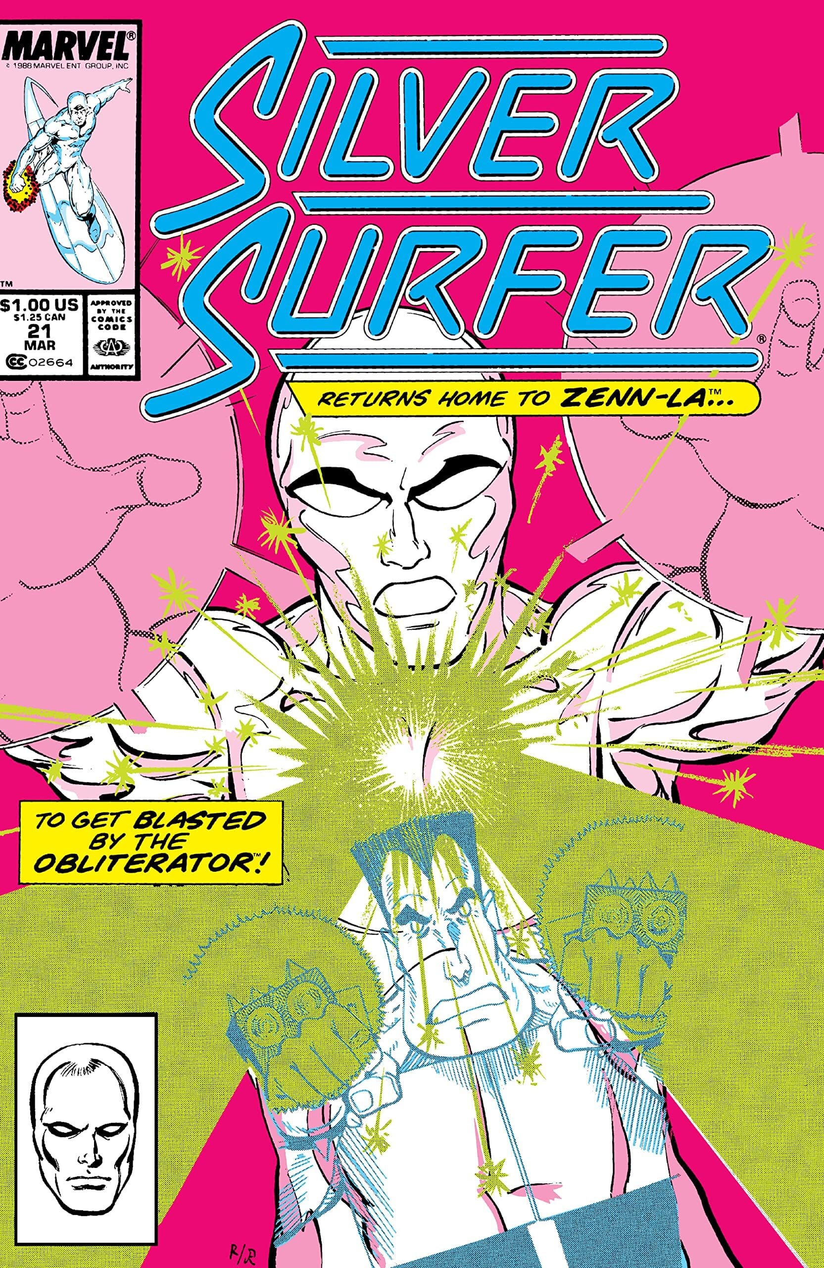 Marvel COMIC BOOK Silver Surfer #21 (VF/NM)