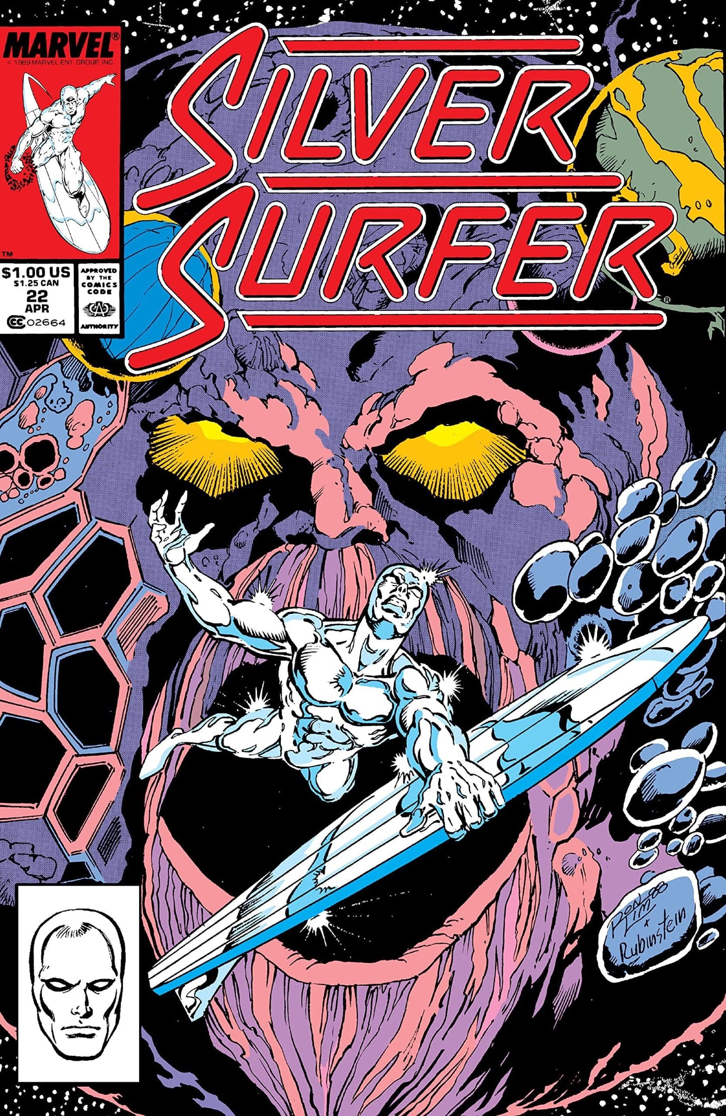 Marvel COMIC BOOK Silver Surfer #22 (VF/NM)