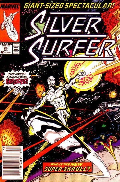 Marvel COMIC BOOK Silver Surfer #25 (VF/NM)