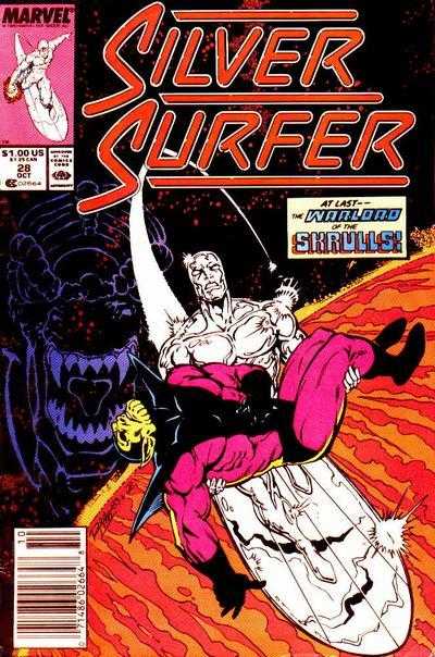 Marvel COMIC BOOK Silver Surfer #28 (VF)