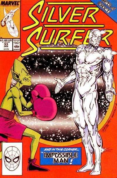 Marvel COMIC BOOK Silver Surfer #33 (VF)