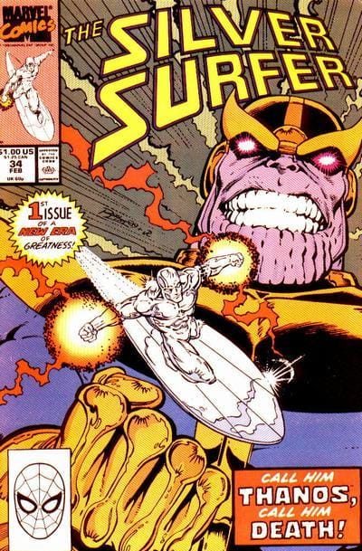 Marvel COMIC BOOK Silver Surfer #34 (VF/NM)
