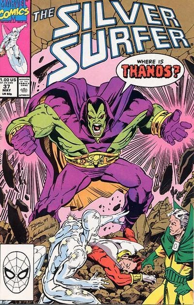 Marvel COMIC BOOK Silver Surfer #37 (VF/NM)