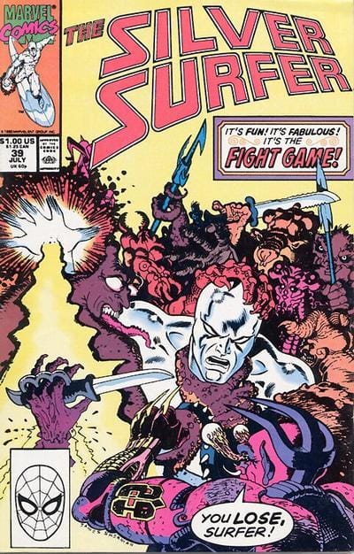 Marvel COMIC BOOK Silver Surfer #39 (VF/NM)