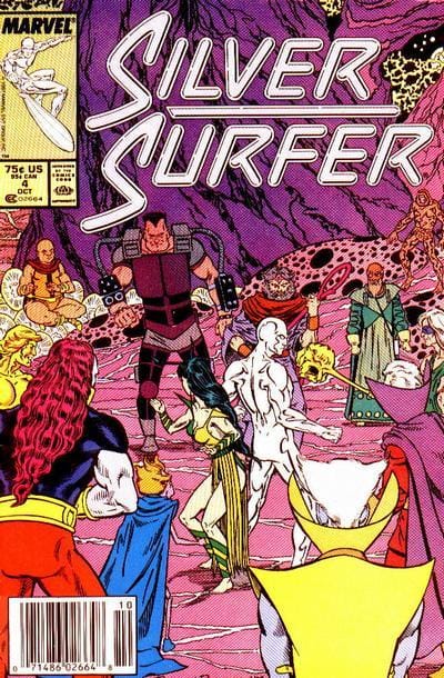 Marvel COMIC BOOK Silver Surfer #4 (VF/NM)