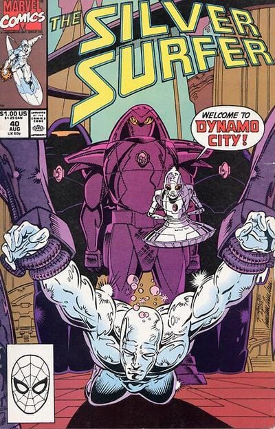 Marvel COMIC BOOK Silver Surfer #40 (VF/NM)