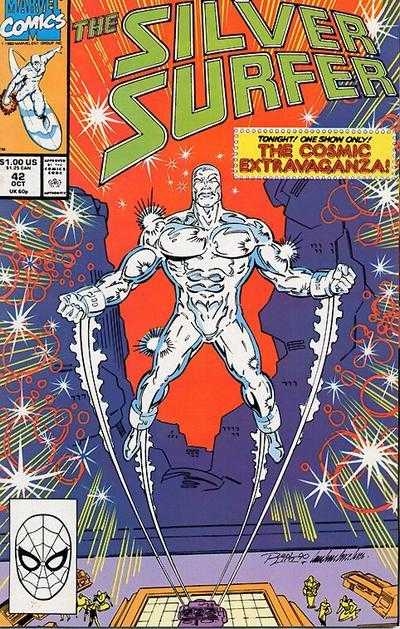 Marvel COMIC BOOK Silver Surfer #42 (VF)