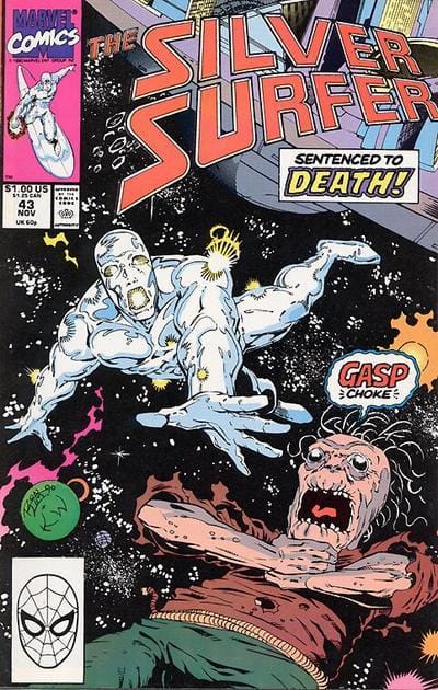 Marvel COMIC BOOK Silver Surfer #43 (VF/NM)