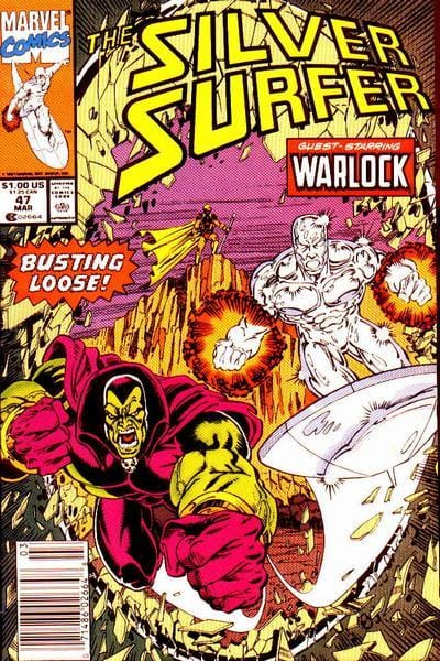 Marvel COMIC BOOK Silver Surfer #47 (VF/NM)