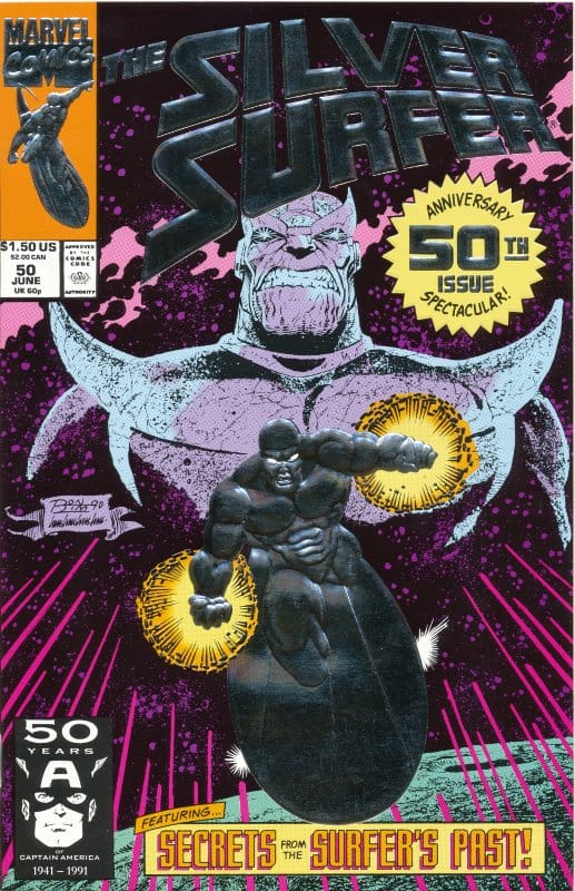 Marvel COMIC BOOK Silver Surfer #50 (VF/NM)