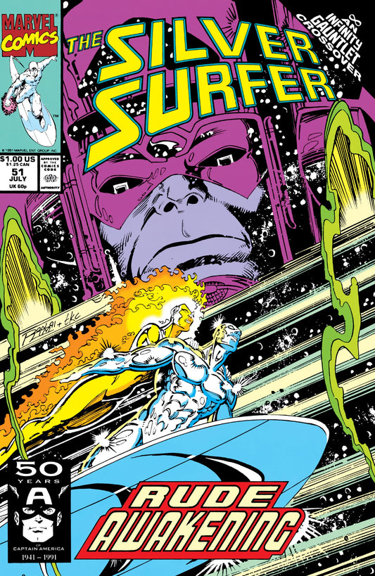 Marvel COMIC BOOK Silver Surfer #51 (VF/NM)