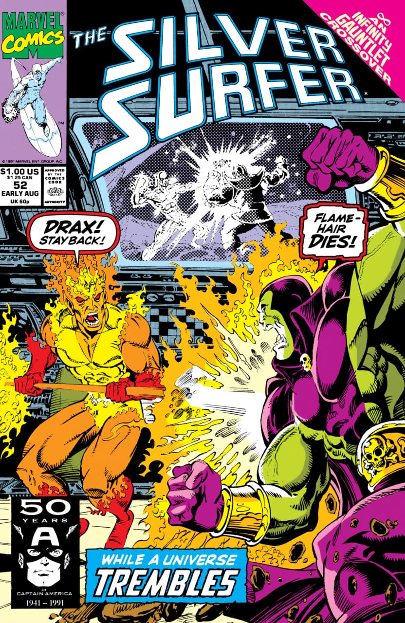 Marvel COMIC BOOK Silver Surfer #52 (VF)