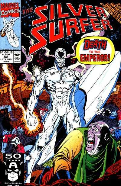 Marvel COMIC BOOK Silver Surfer #53 (VF)