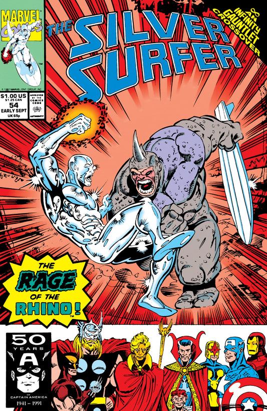 Marvel COMIC BOOK Silver Surfer #54 (VF/NM)