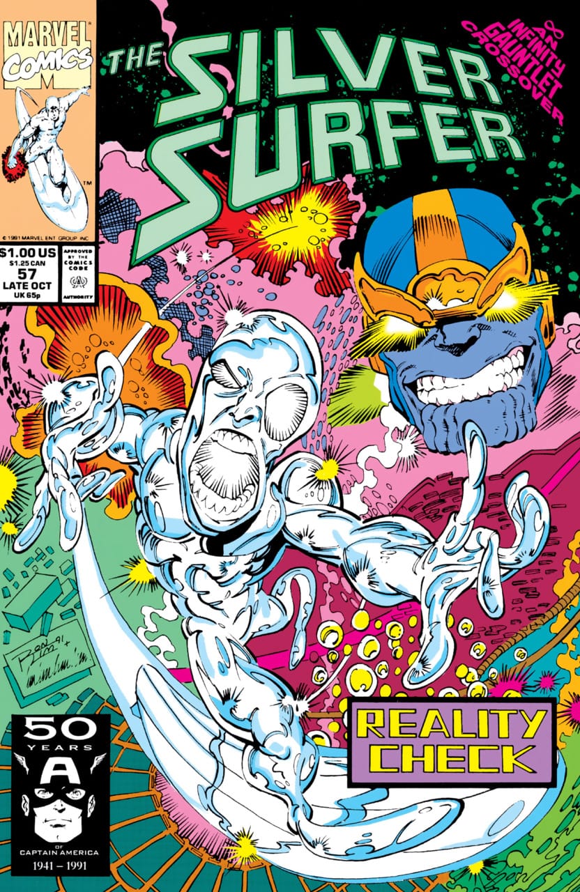 Marvel COMIC BOOK Silver Surfer #57 (VF)