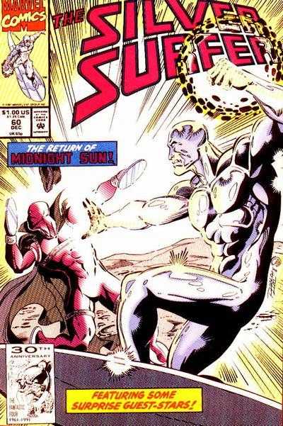 Marvel COMIC BOOK Silver Surfer #60 (VF)