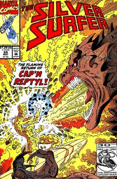 Marvel COMIC BOOK Silver Surfer #65 (VF)