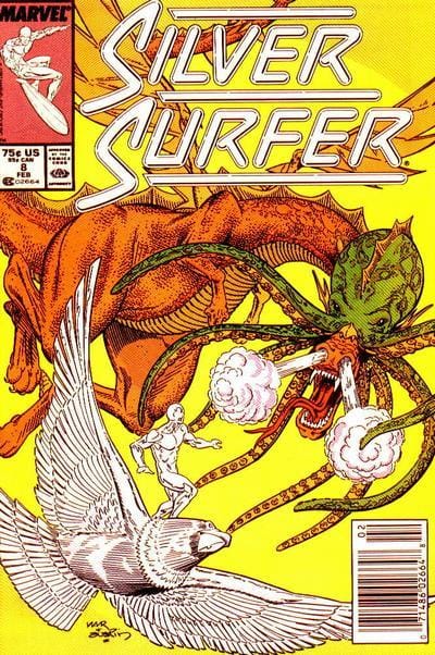 Marvel COMIC BOOK Silver Surfer #8 (VF/NM)