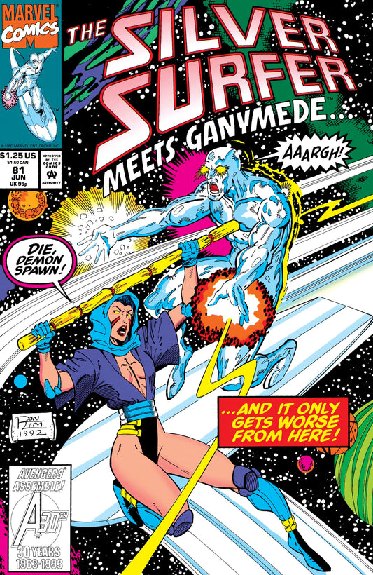 Marvel COMIC BOOK Silver Surfer #81 (VF/NM)