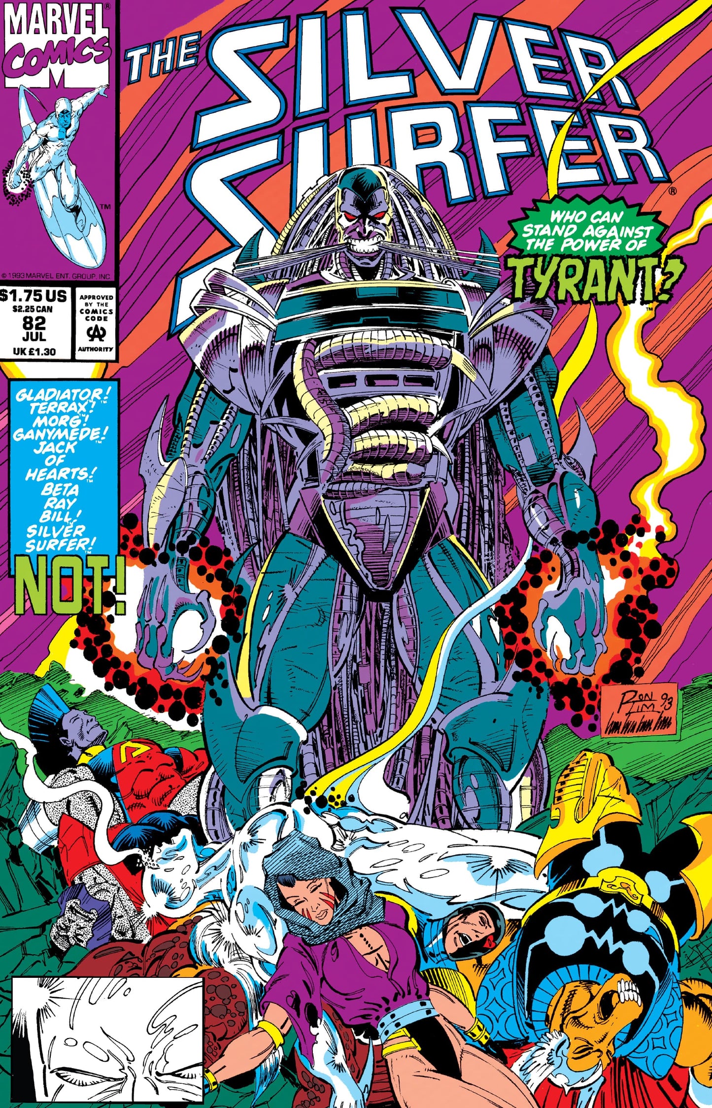 Marvel COMIC BOOK Silver Surfer #82 (VF/NM)