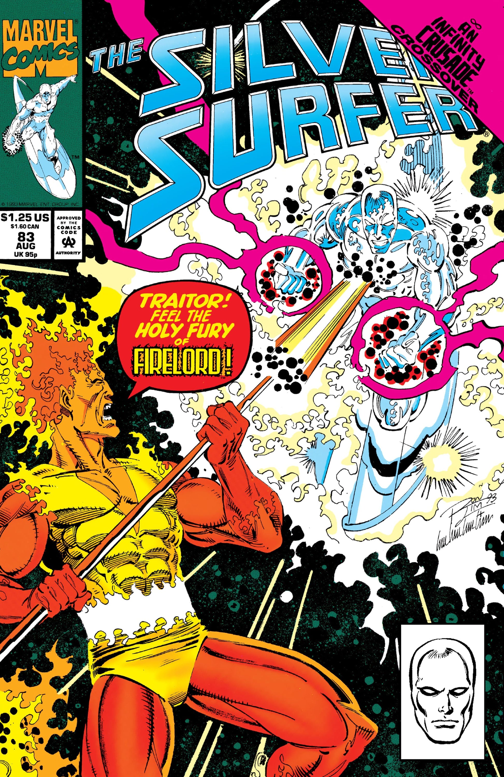 Marvel COMIC BOOK Silver Surfer #83 (VF/NM)